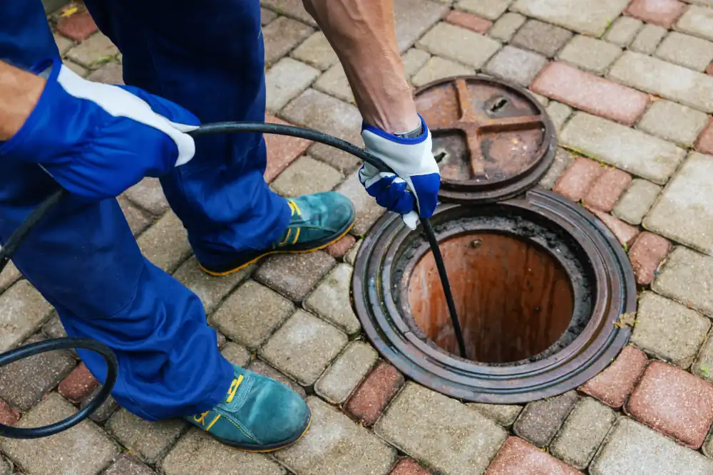 Feeding a hose into a pipe